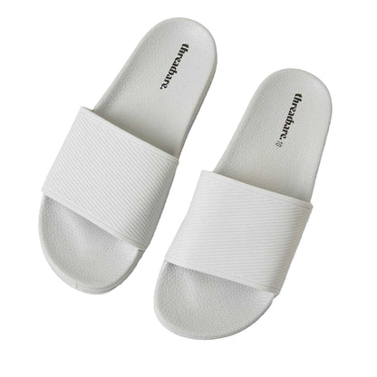 Grey - Side - Threadbare Mens Arlo Slides