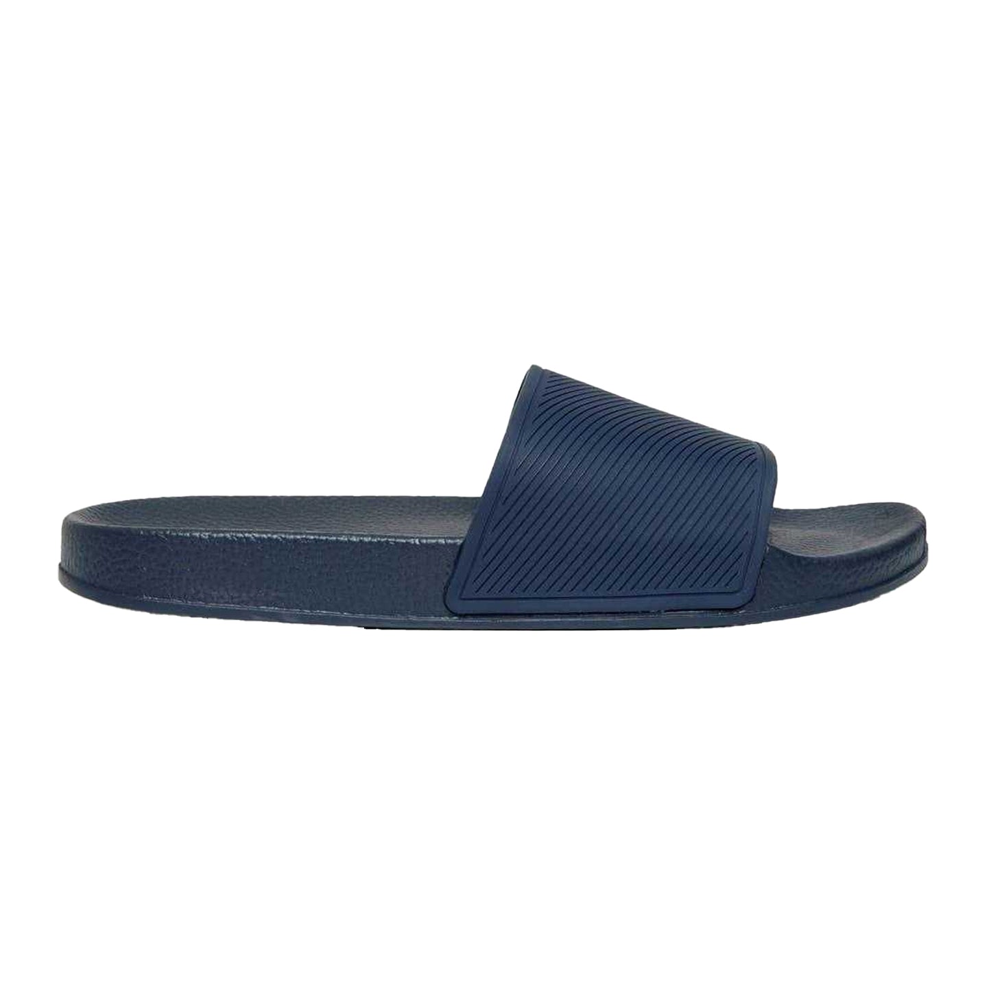 Navy - Front - Threadbare Mens Arlo Slides