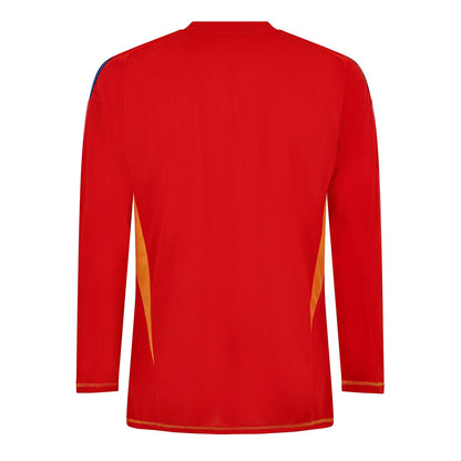 Red - Back - Adidas Mens Olympique Lyonnais Performance Goalkeeper Jersey
