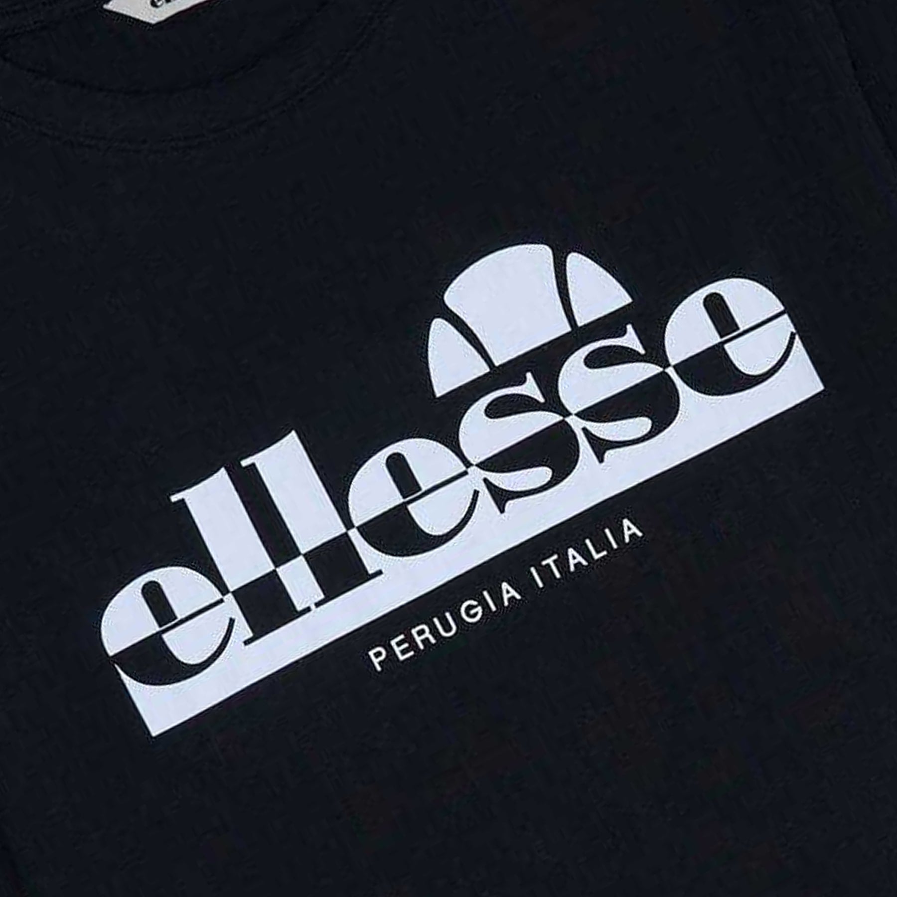 Black - Side - Ellesse Mens Rillas Logo T-Shirt