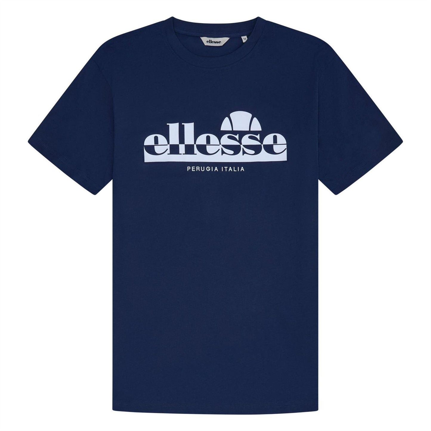 Navy - Front - Ellesse Mens Rillas Logo T-Shirt