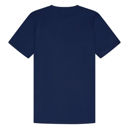 Navy - Back - Ellesse Mens Rillas Logo T-Shirt