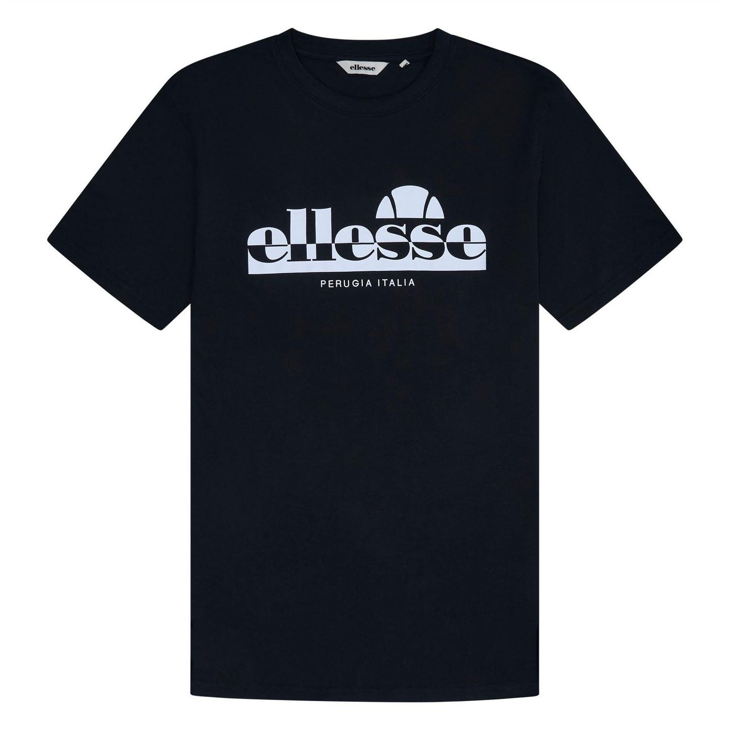 Black - Front - Ellesse Mens Rillas Logo T-Shirt