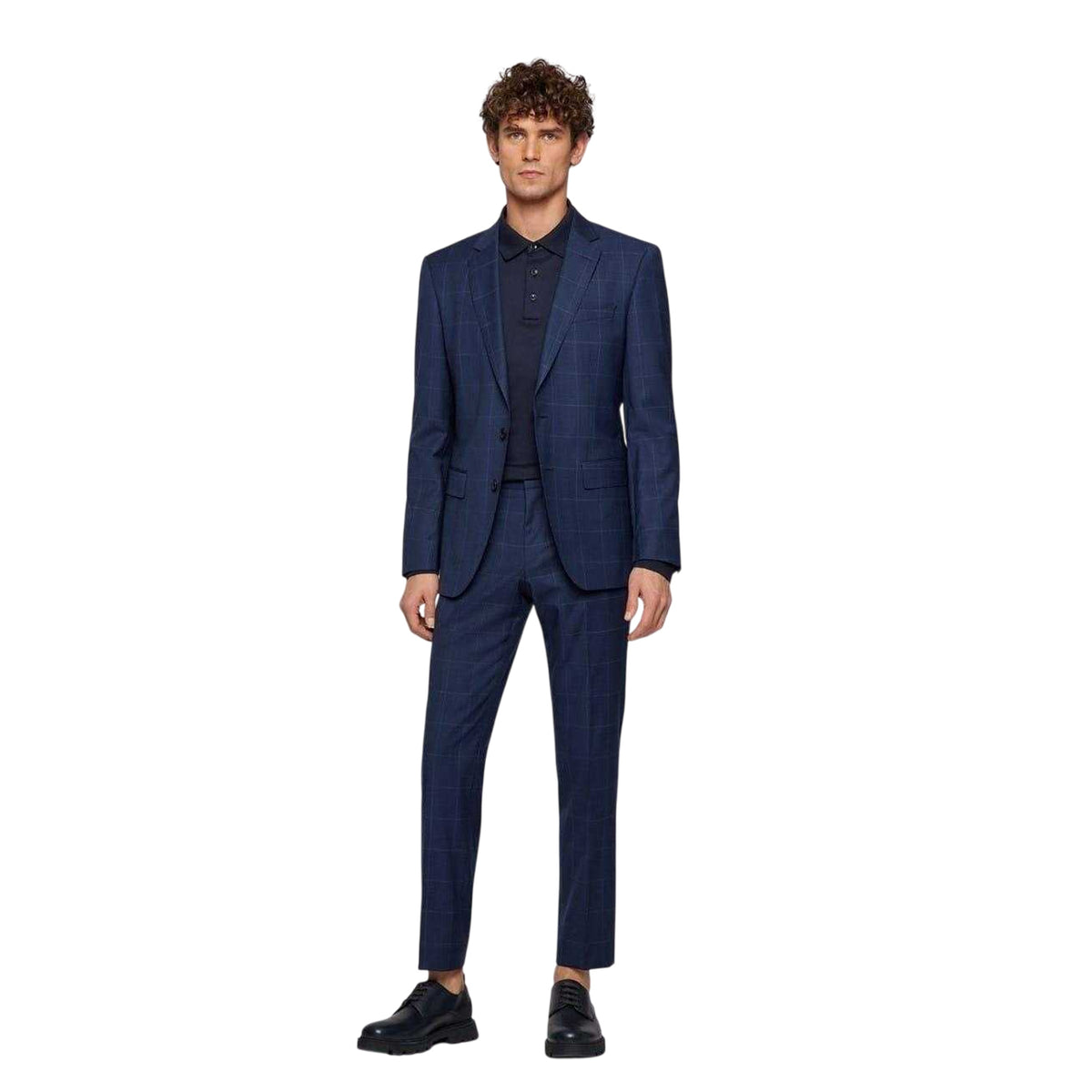 Navy - Lifestyle - Boss Mens Pado 30 Long-Sleeved Polo Shirt