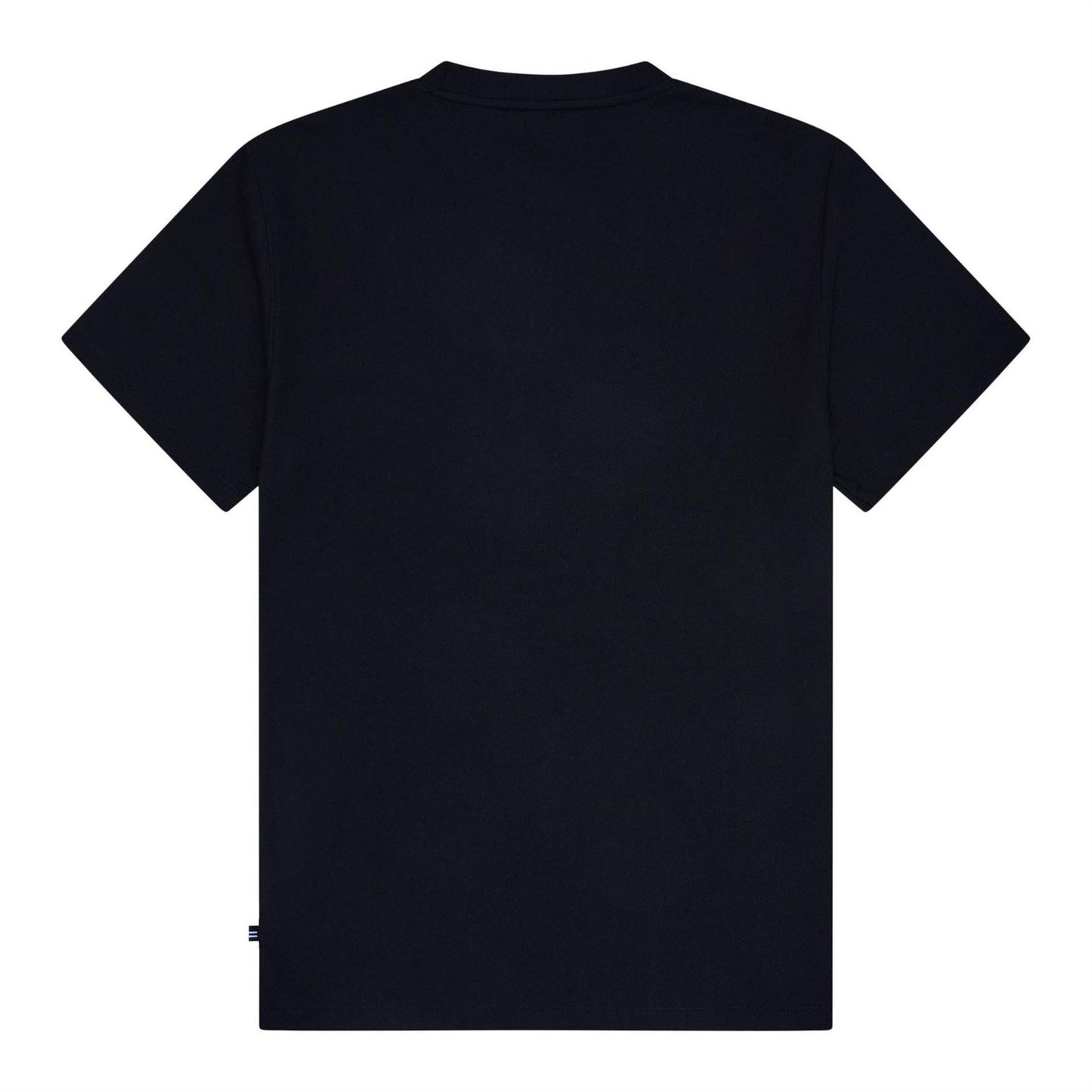 Black - Back - Nautica Mens Starboard Logo Crew Neck T-Shirt