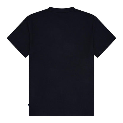 Black - Back - Nautica Mens Starboard Logo Crew Neck T-Shirt