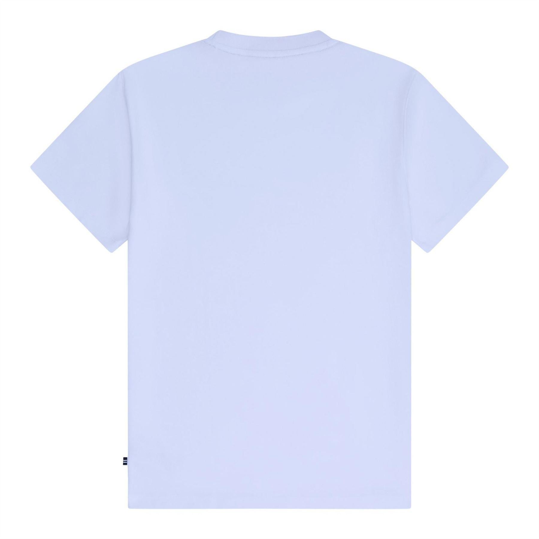 White - Back - Nautica Mens Starboard Logo Crew Neck T-Shirt