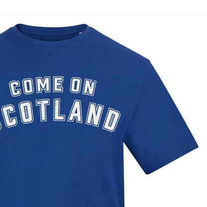 Blue - Lifestyle - AWD Mens Come On Scotland T-Shirt