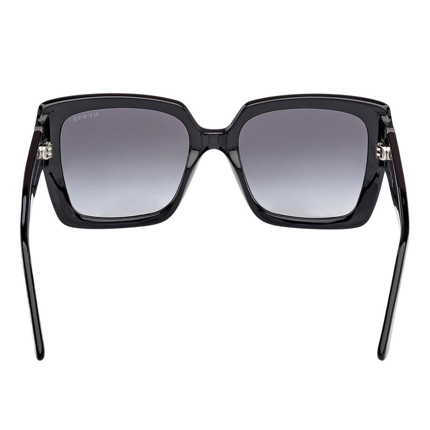 Shiny Black - Back - Guess Womens-Ladies Gu00200 Square Sunglasses