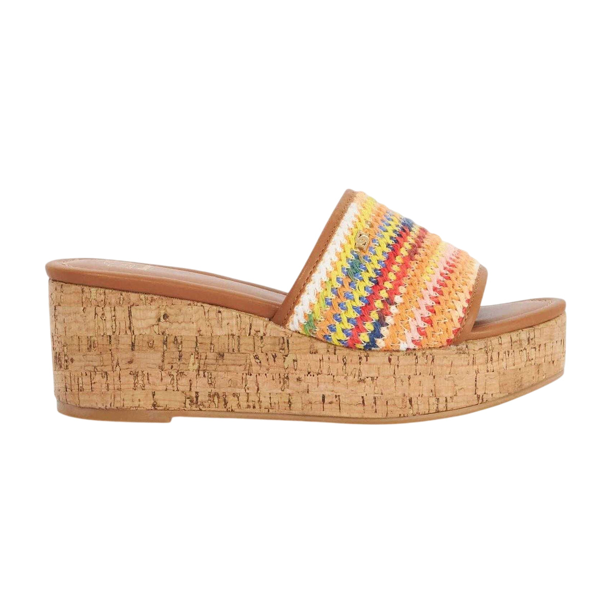 Multicoloured - Side - Dune London Womens-Ladies Kissess Wedge Sandals
