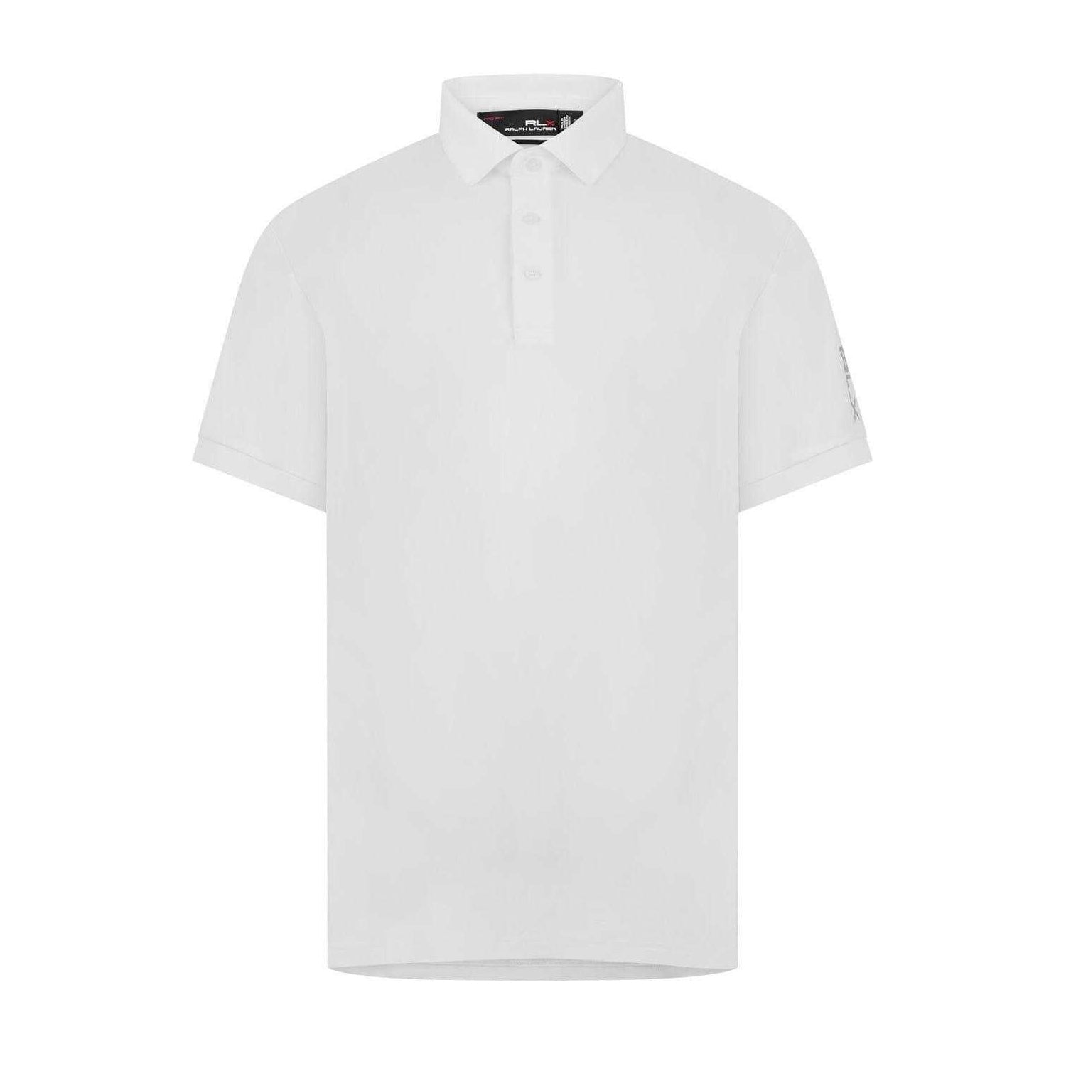 Pure White - Front - Ralph Lauren Mens Polo Shirt