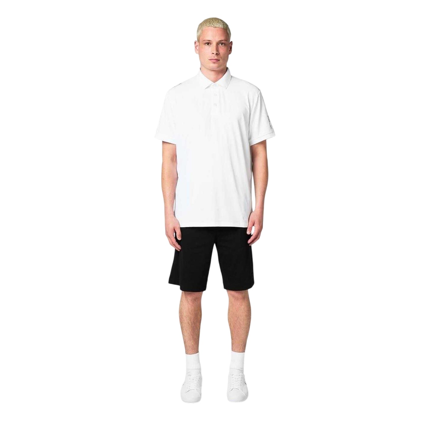 Pure White - Side - Ralph Lauren Mens Polo Shirt