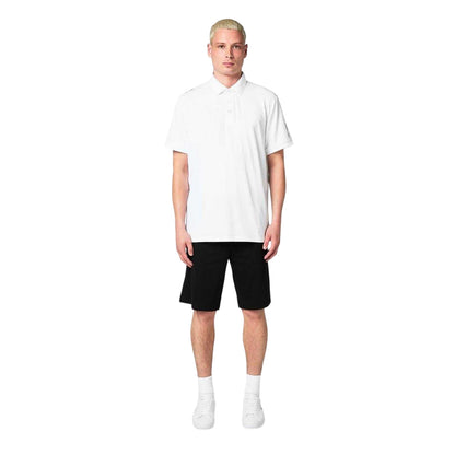 Pure White - Side - Ralph Lauren Mens Polo Shirt