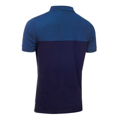 Blue-Navy - Back - Calvin Klein Mens Colour Block Golf Polo Shirt