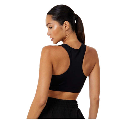 Black - Back - USA Pro Womens-Ladies Core Racerback Sports Bra