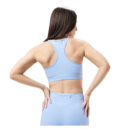 Brunnera Blue - Back - USA Pro Womens-Ladies Core Racerback Sports Bra