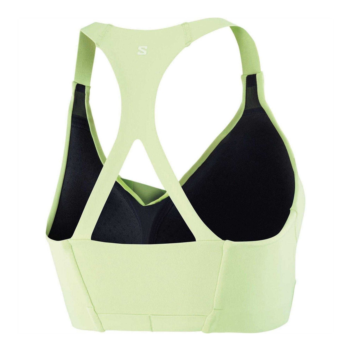 Lime - Back - Salomon Womens-Ladies Bliss Sports Bra