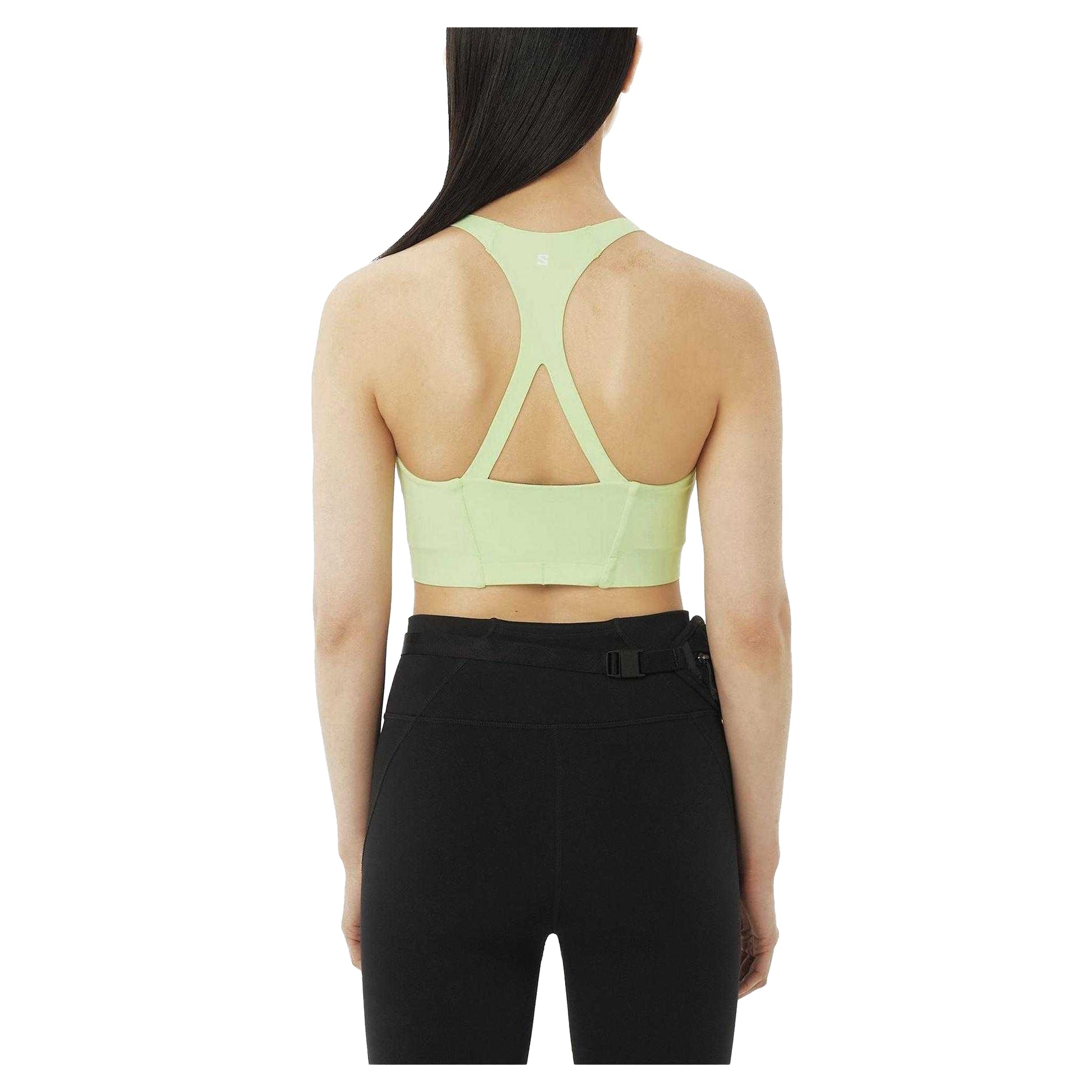 Lime - Side - Salomon Womens-Ladies Bliss Sports Bra