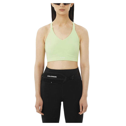 Lime - Lifestyle - Salomon Womens-Ladies Bliss Sports Bra