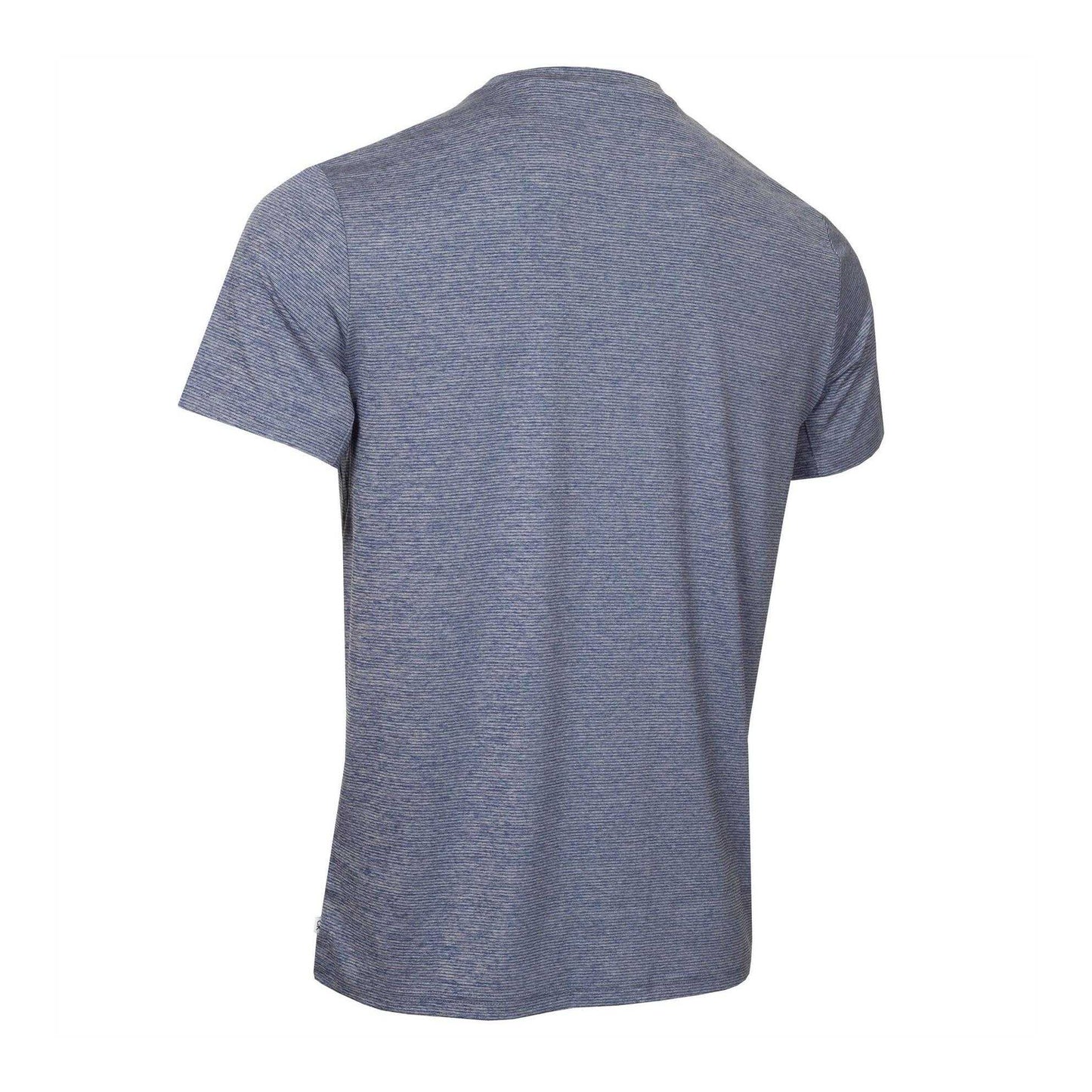 Marine Blue - Back - Calvin Klein Mens Striped Golf T-Shirt