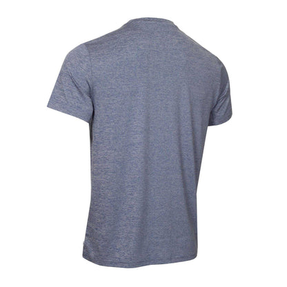 Marine Blue - Back - Calvin Klein Mens Striped Golf T-Shirt