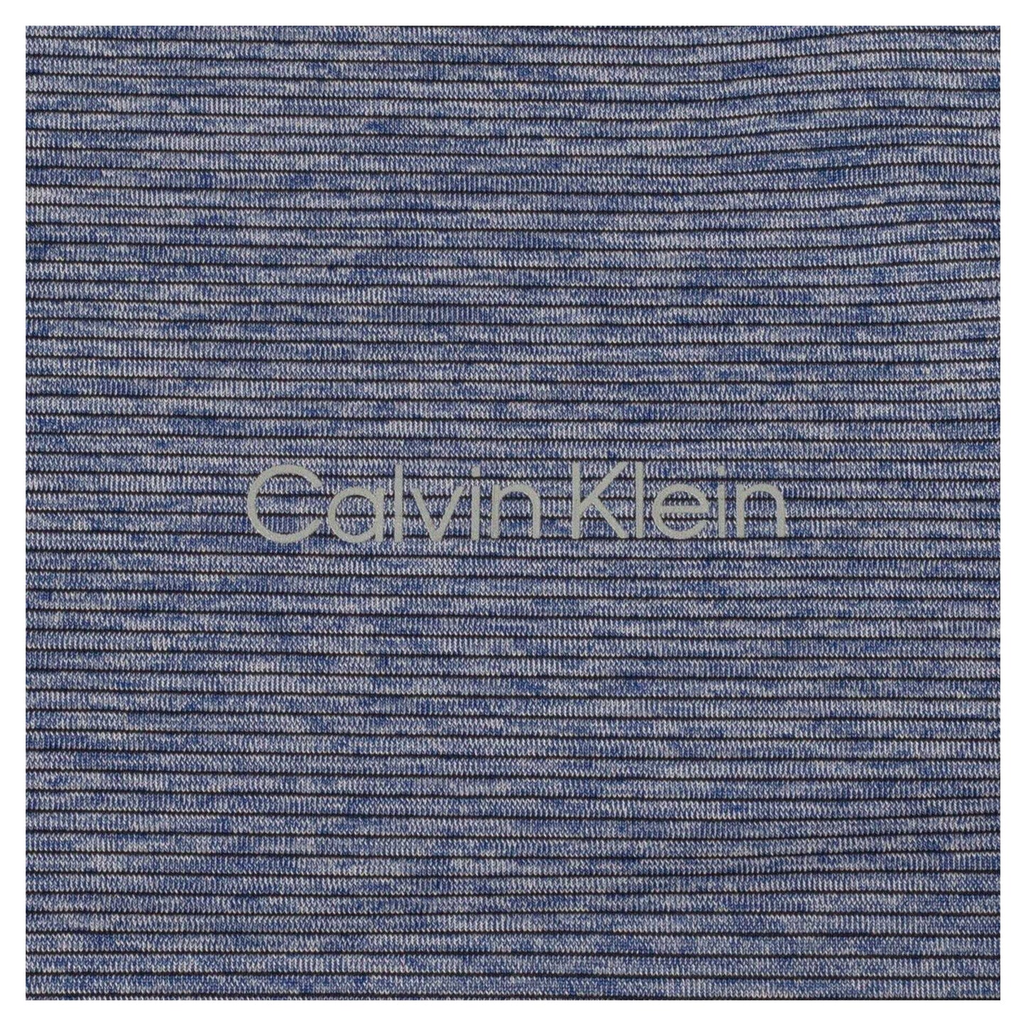 Marine Blue - Side - Calvin Klein Mens Striped Golf T-Shirt