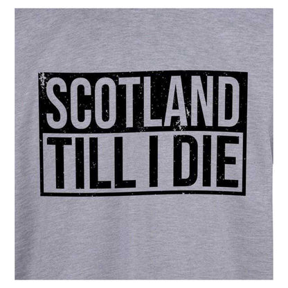 Grey - Side - Scotland Mens Scotland Till I Die T-Shirt
