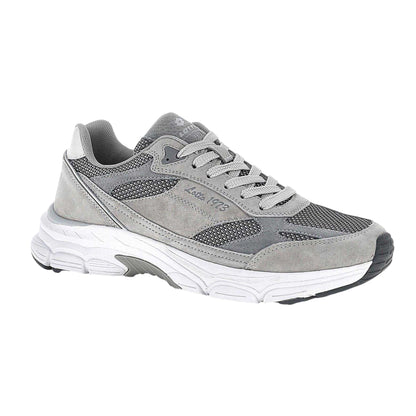 Mushroom - Front - Lotto Mens Boston Low Cut Trainers
