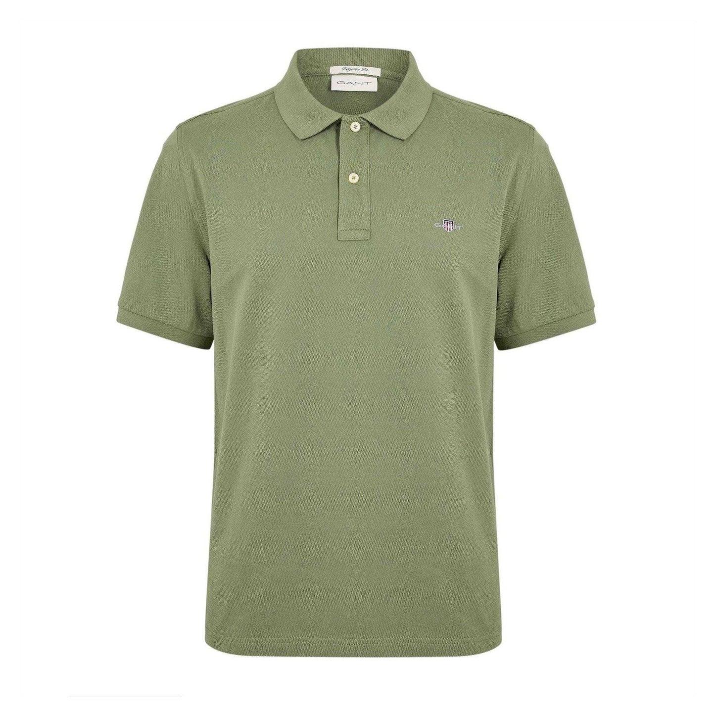 Herb - Front - Gant Mens Pique Polo Shirt