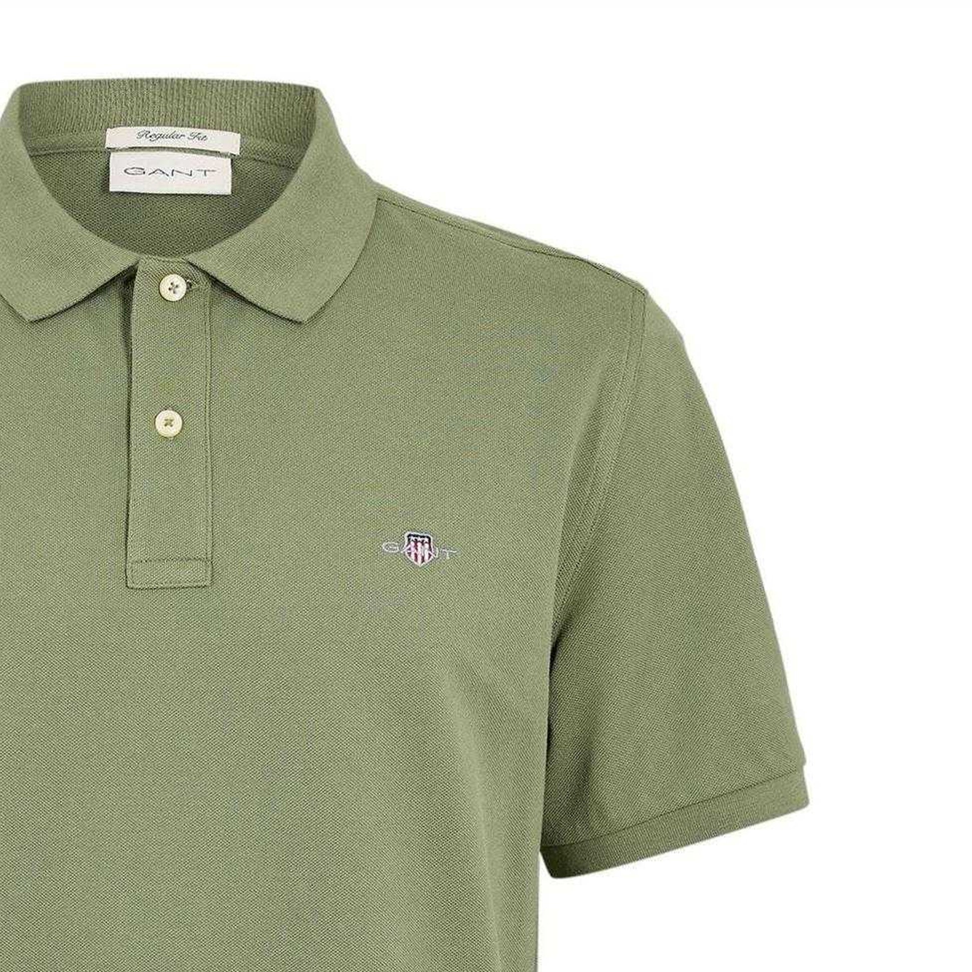 Herb - Side - Gant Mens Pique Polo Shirt