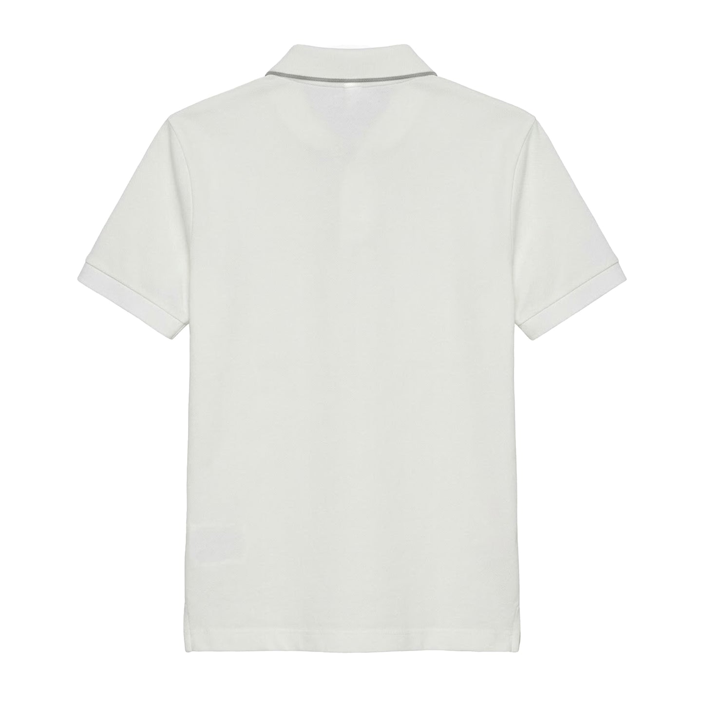 White - Back - Calvin Klein Boys Embroidered Logo Polo Shirt