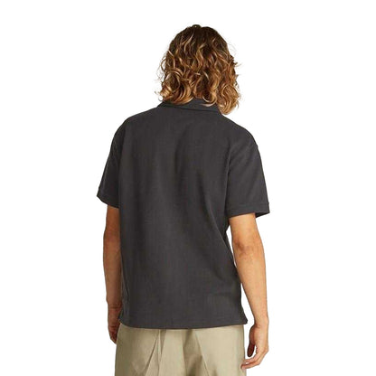 Black - Back - Calvin Klein Mens Regular Short-Sleeved Polo Shirt