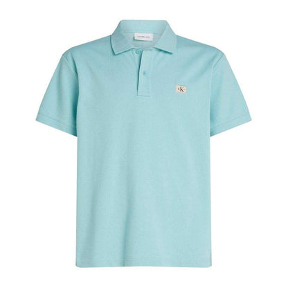 Fresh Mint - Front - Calvin Klein Mens Regular Short-Sleeved Polo Shirt