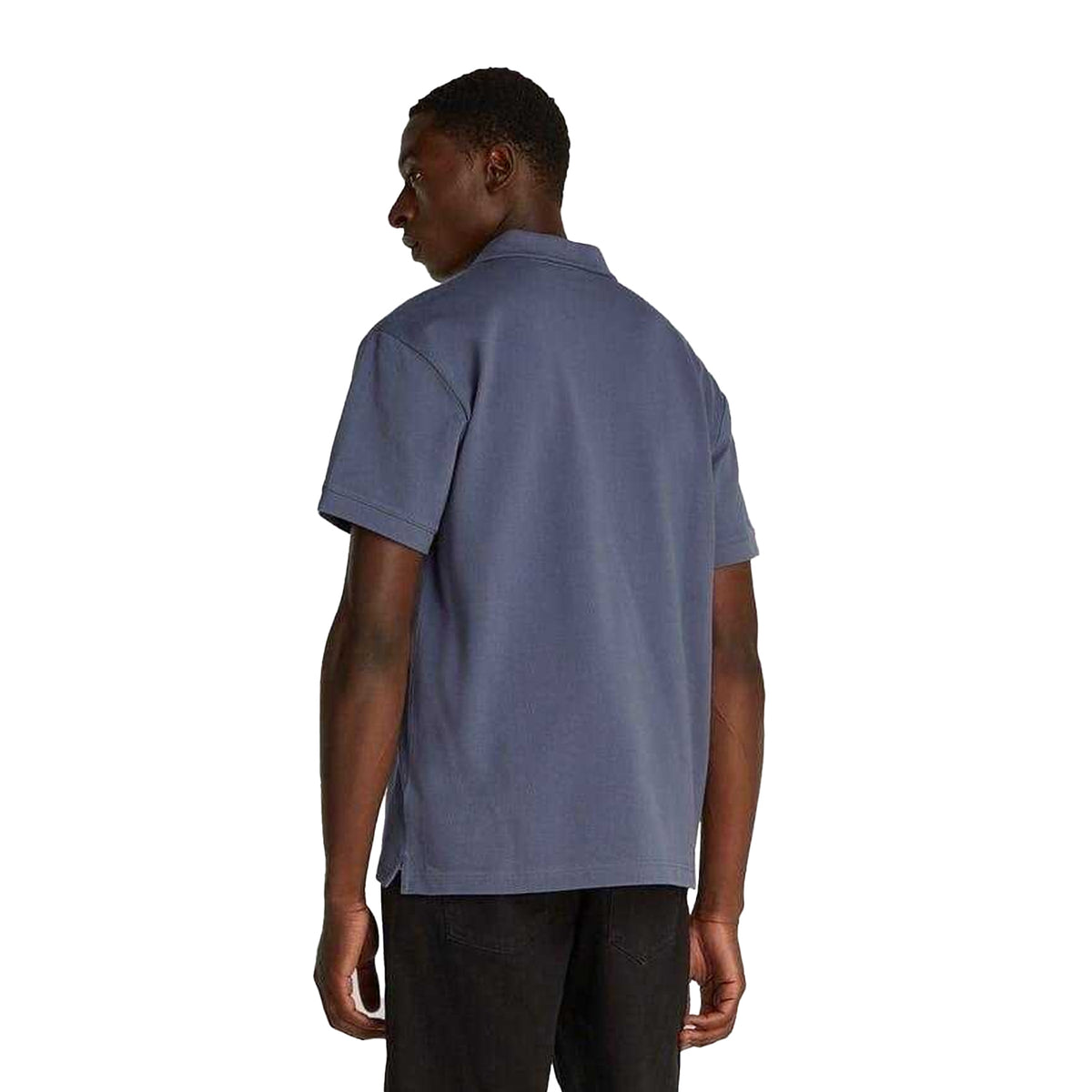 Grisaille - Back - Calvin Klein Mens Regular Short-Sleeved Polo Shirt