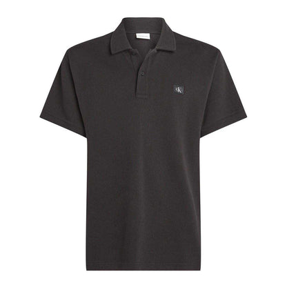 Black - Front - Calvin Klein Mens Regular Short-Sleeved Polo Shirt