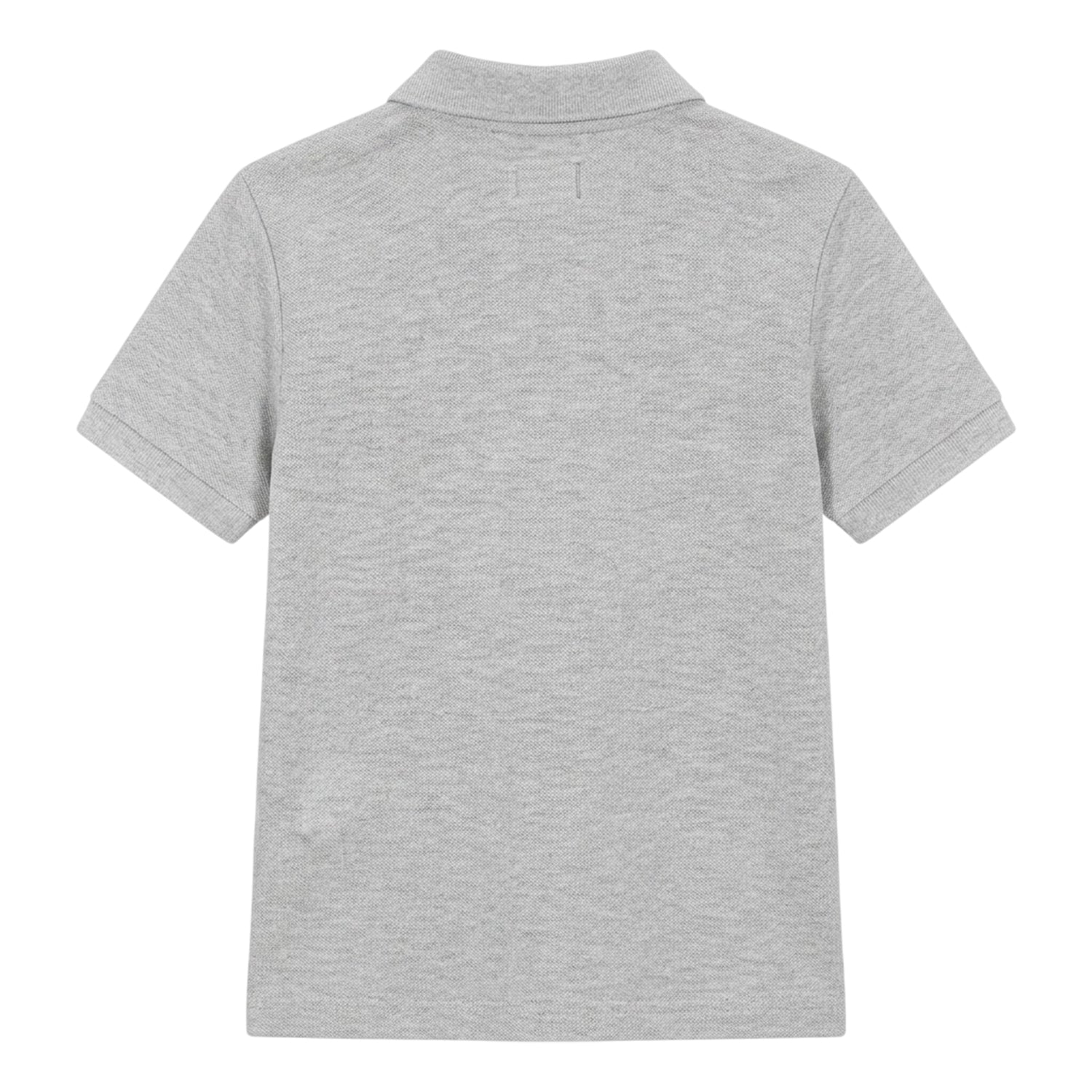 Grey - Back - Boss Mens Regular Short-Sleeved Polo Shirt