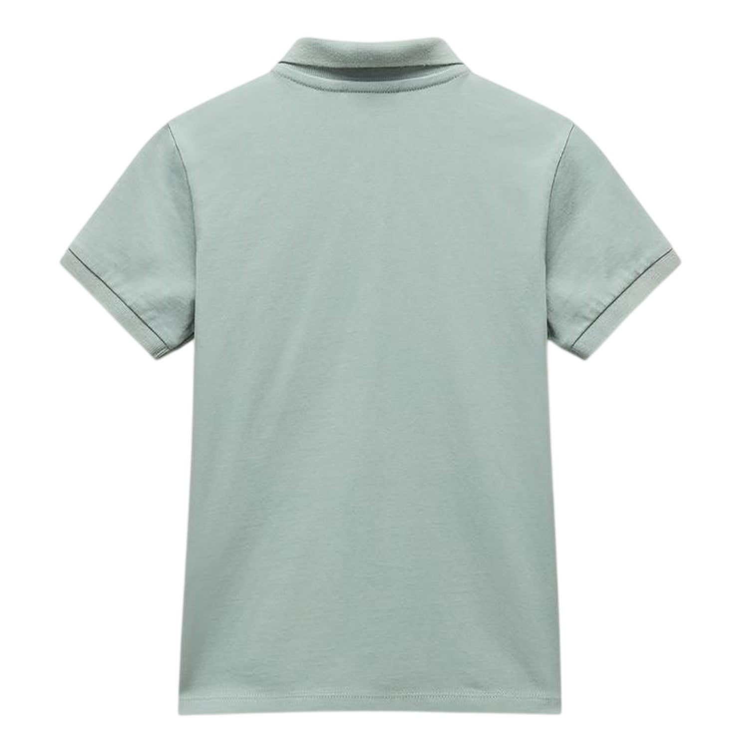 Green Milieu - Back - Napapijri Mens Zip Neck Regular Polo Shirt