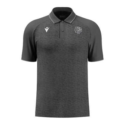 Grey Marl - Front - Macron Mens Babarians Polo Shirt