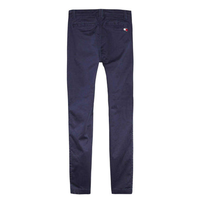 Black Iris - Back - Tommy Jeans Mens Scanton Chinos