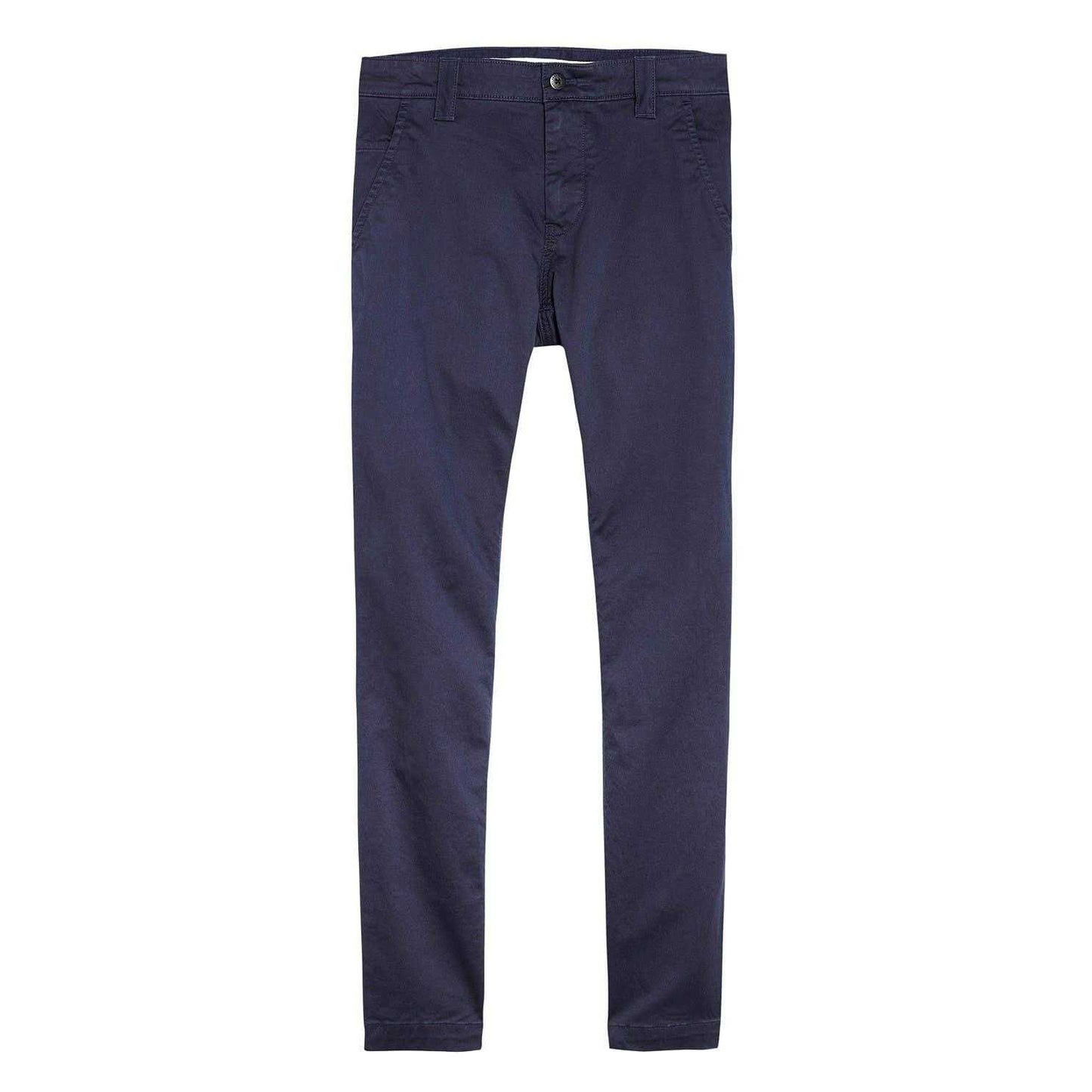 Black Iris - Front - Tommy Jeans Mens Scanton Chinos