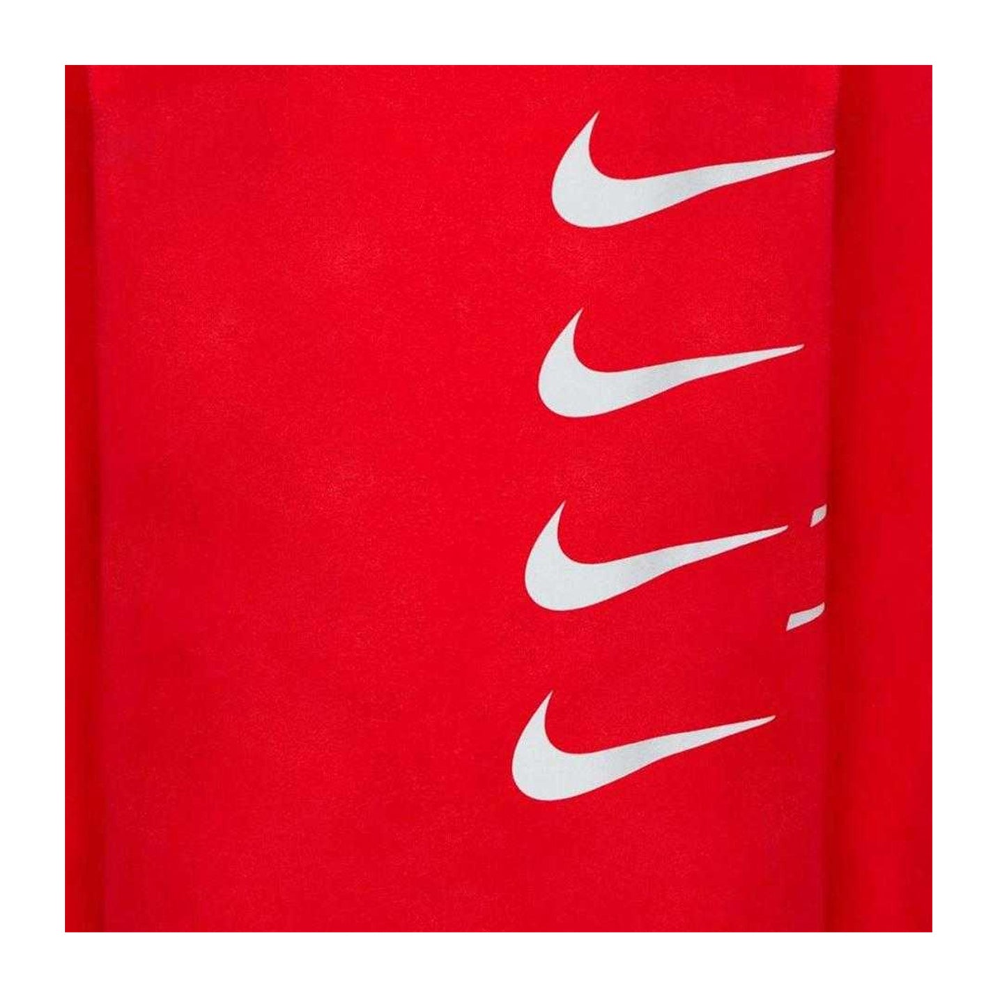 University Red - Side - Nike Childrens-Kids Swoosh Long-Sleeved T-Shirt