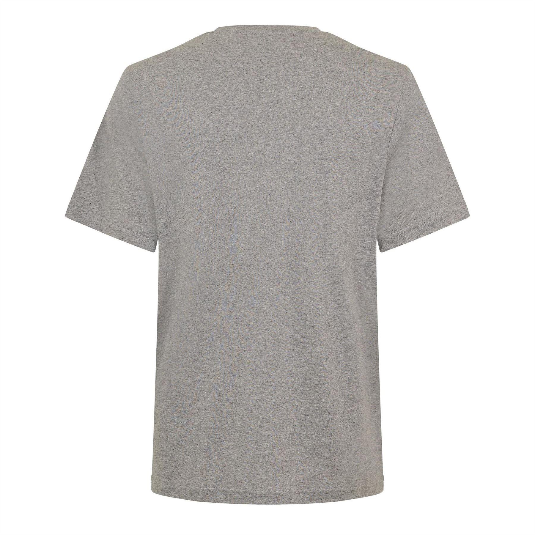 Light Grey Heather - Back - Reebok Mens Identity Big Logo T-Shirt