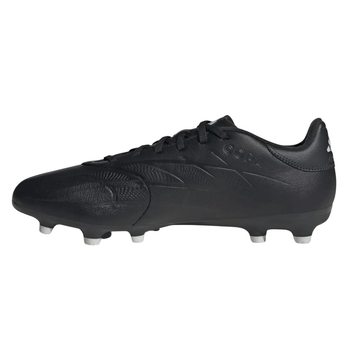 Black-Grey - Pack Shot - Adidas Mens Copa Pure II League Leather Firm Ground Football Boots