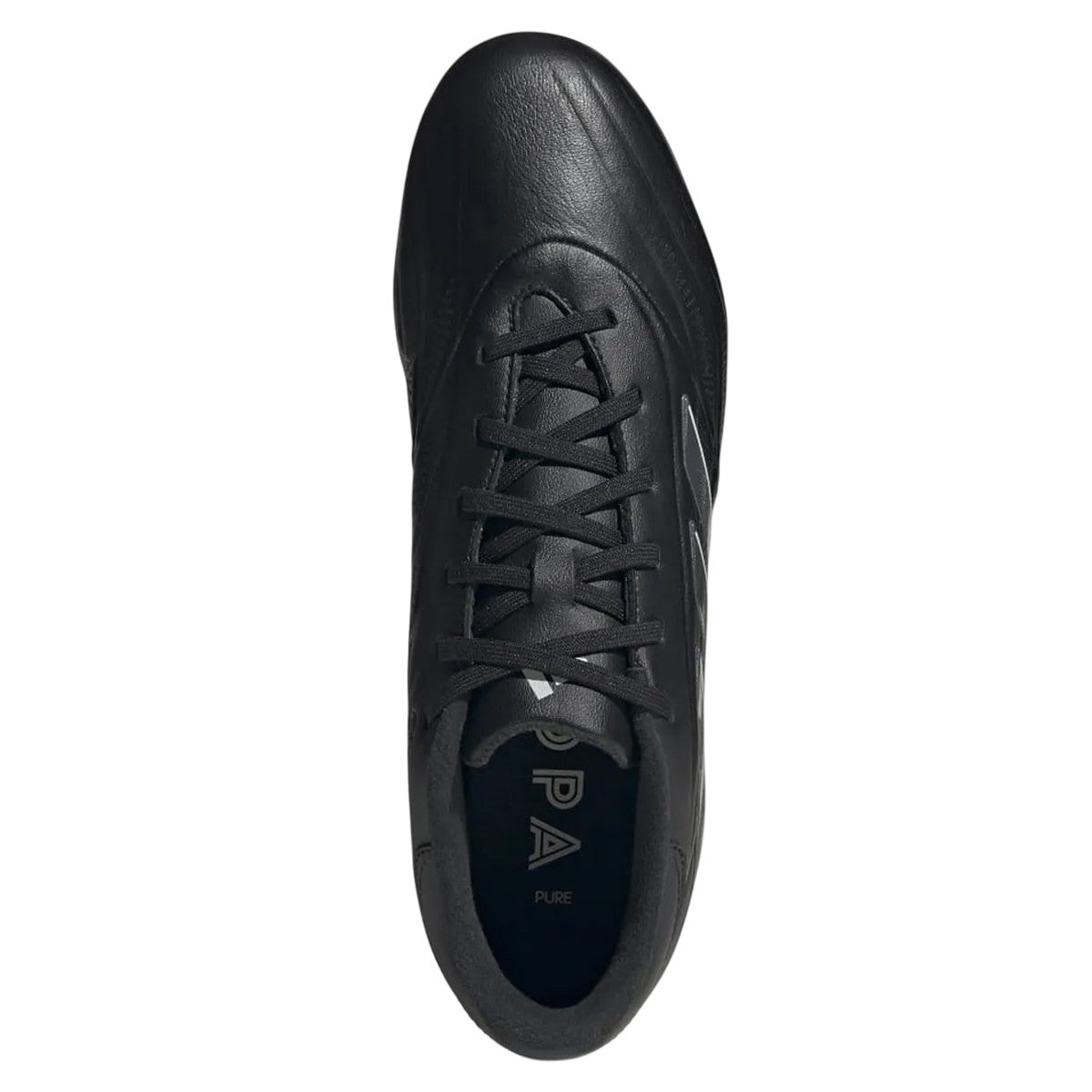 Black-Grey - Close up - Adidas Mens Copa Pure II League Leather Firm Ground Football Boots