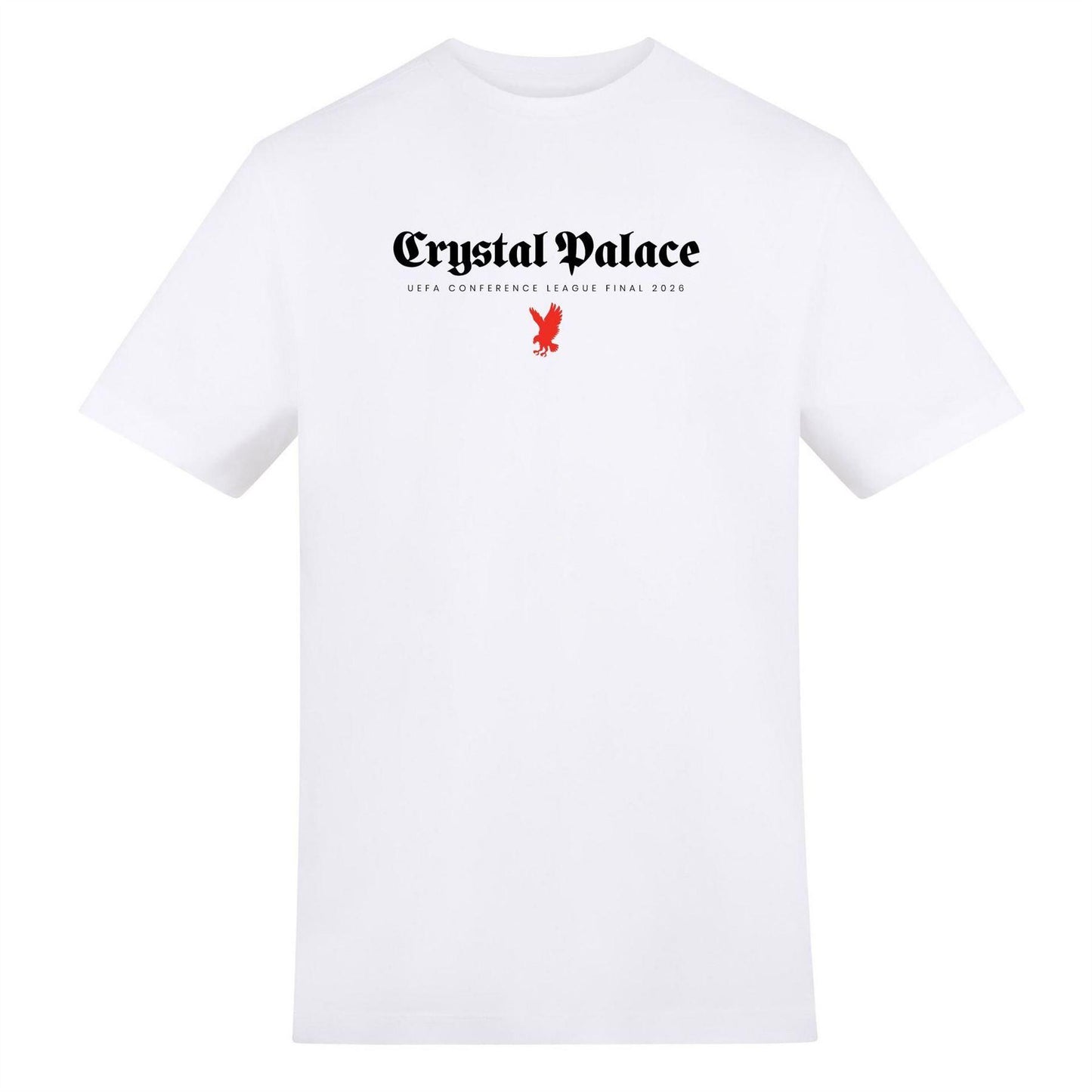 White - Front - UEFA Mens Crystal Palace T-Shirt