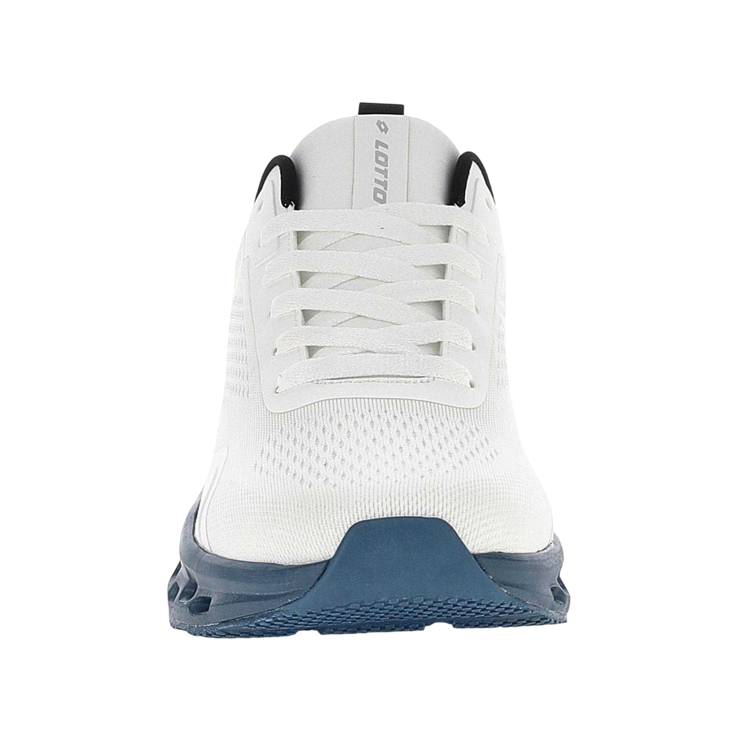 White-Coronet Blue - Lifestyle - Lotto Mens Vento 50 Logo Mesh Memory Foam Trainers