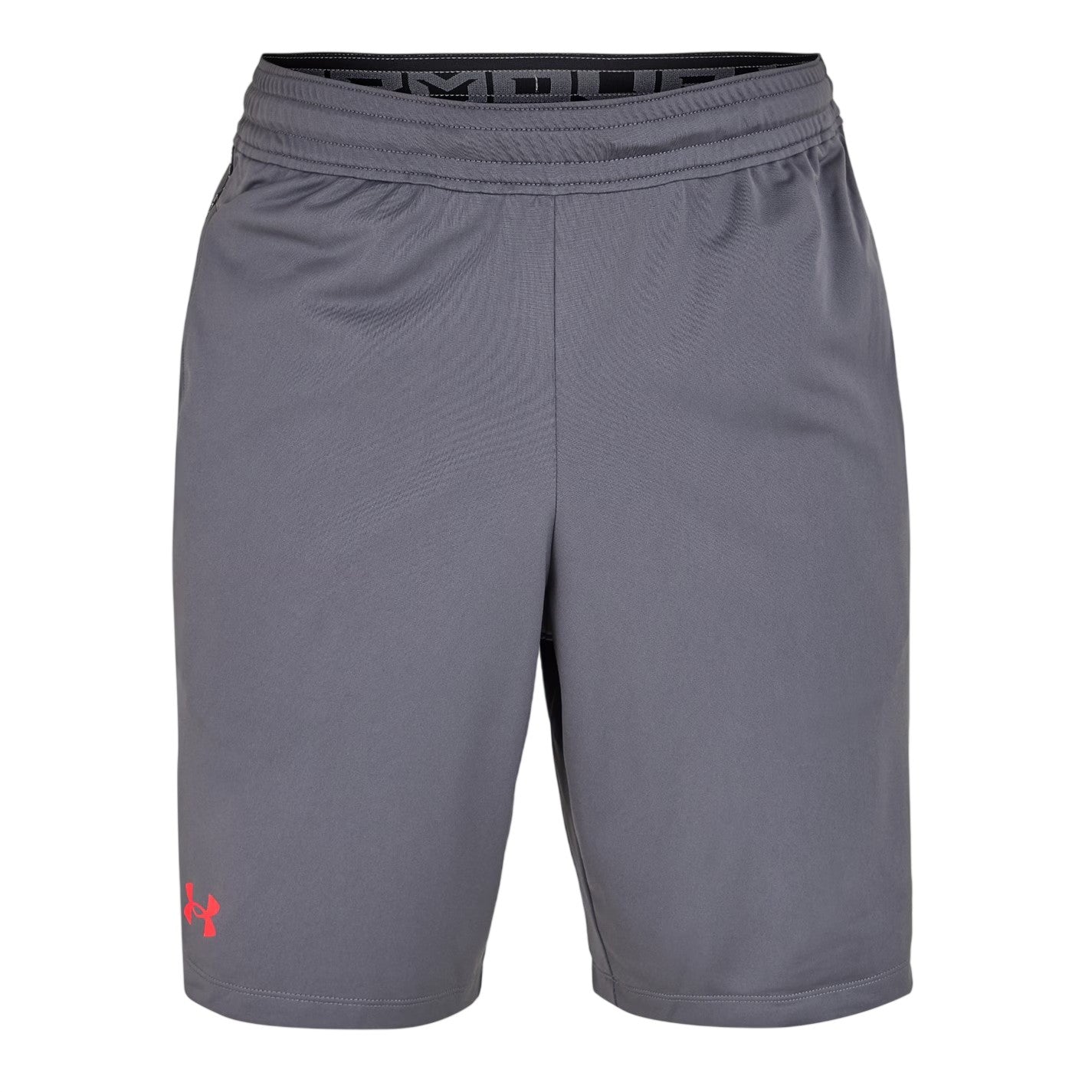 Grey - Front - Under Armour Mens Challenger Knitted Tailored Shorts