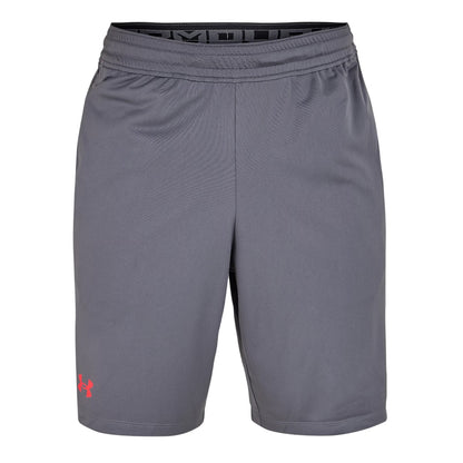 Grey - Front - Under Armour Mens Challenger Knitted Tailored Shorts