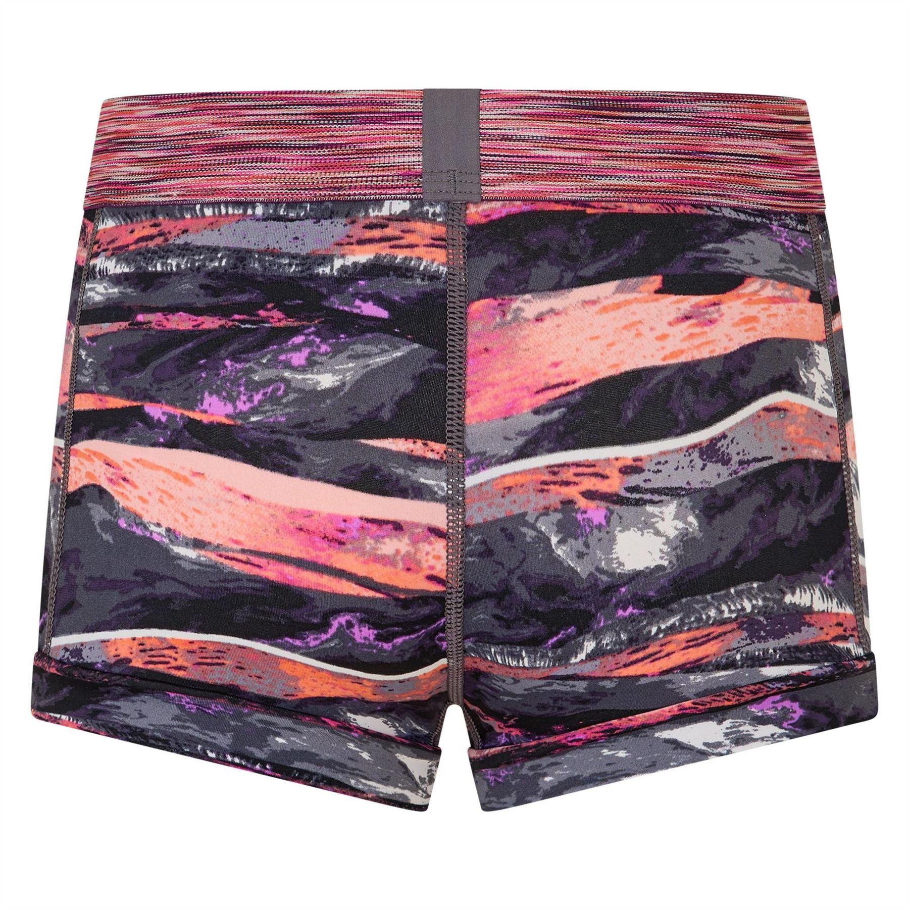 Multicoloured - Back - Skins Womens-Ladies Dynamic Fitted Compression Shorts