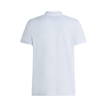 Breezy Blue - Back - Tommy Hilfiger Mens Regular Polo Shirt